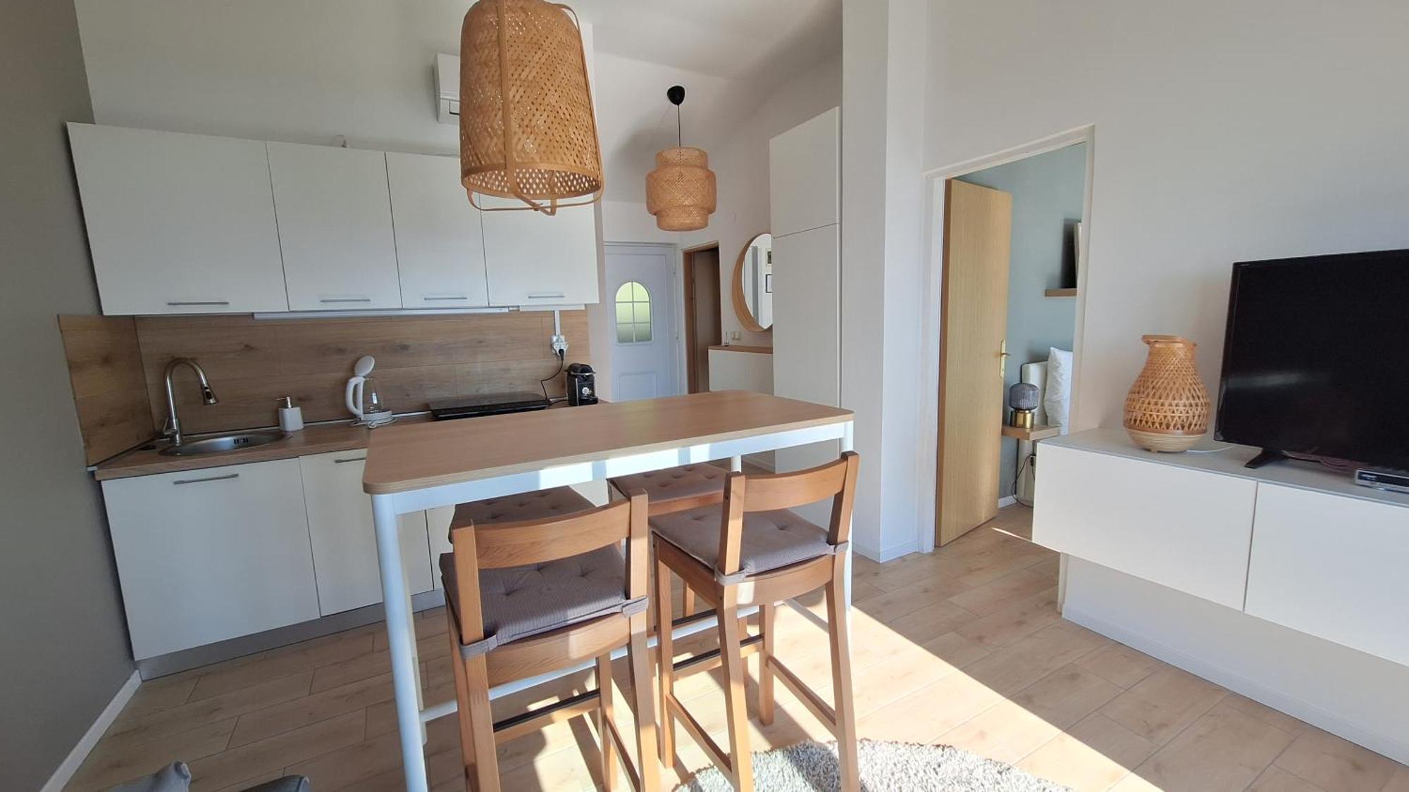 Dobreć Ferienwohnung Mit 180° Meerblick מראה חיצוני תמונה