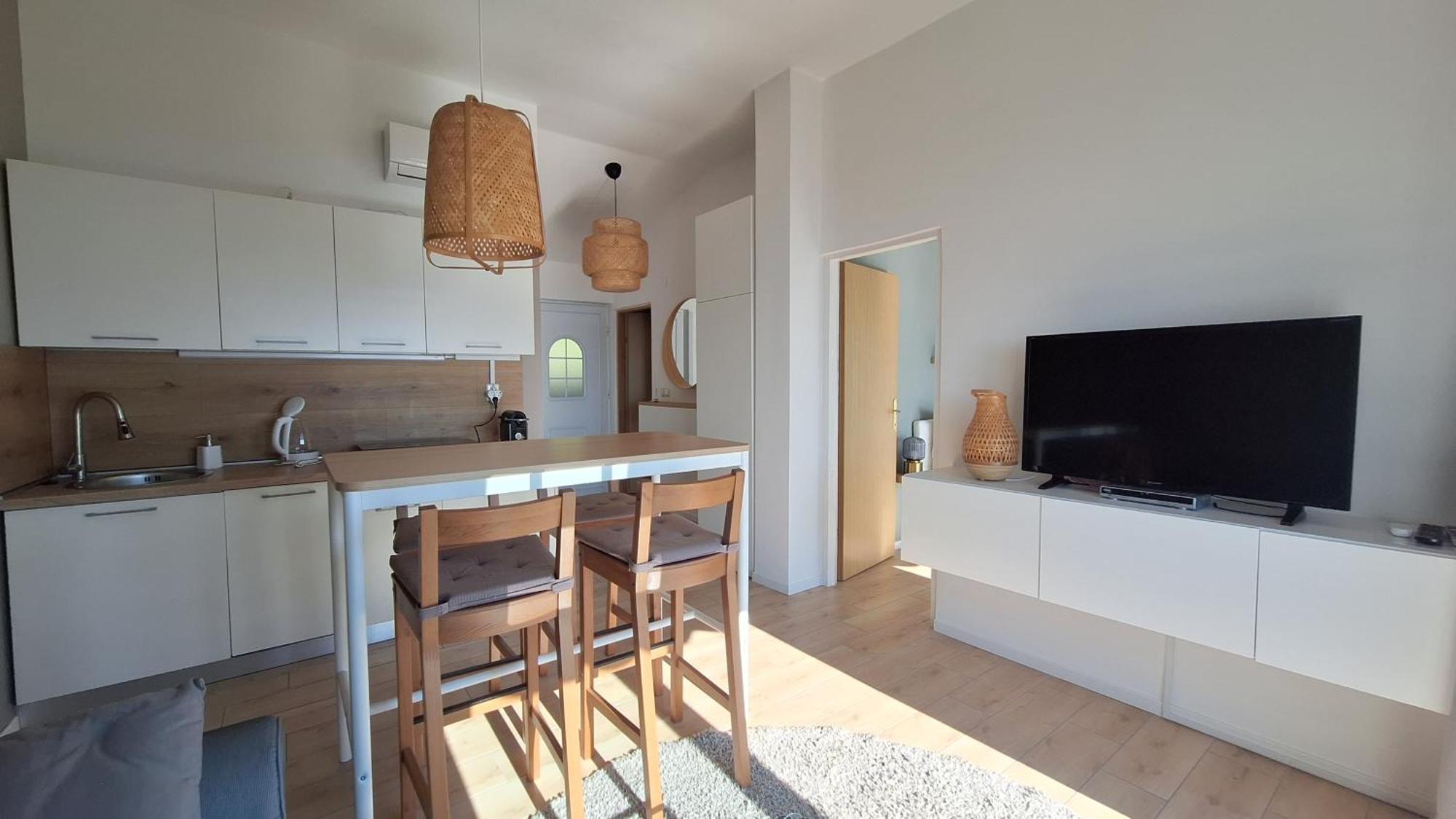 Dobreć Ferienwohnung Mit 180° Meerblick מראה חיצוני תמונה