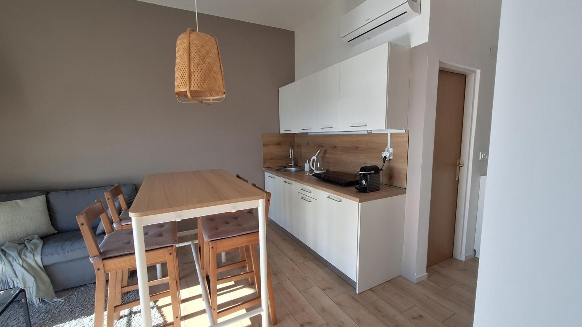 Dobreć Ferienwohnung Mit 180° Meerblick מראה חיצוני תמונה
