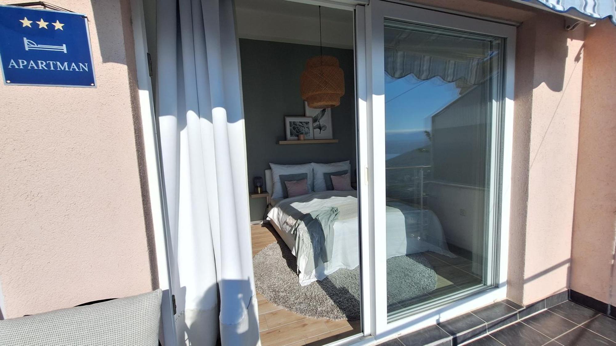 Dobreć Ferienwohnung Mit 180° Meerblick מראה חיצוני תמונה